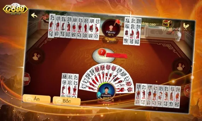 Sảnh game Chắn Go88 thu hút đông đảo cược thủ tham gia mỗi ngày