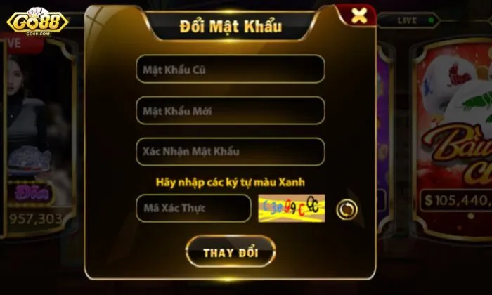 đăng ký Go88 Bet thủ hãy dùng mật khẩu mạnh để đảm bảo độ bảo mật cao cho tài khoản