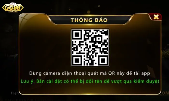 Người chơi có thể tải ứng dụng Go88 về điện thoại để có trải nghiệm giải trí tốt hơn