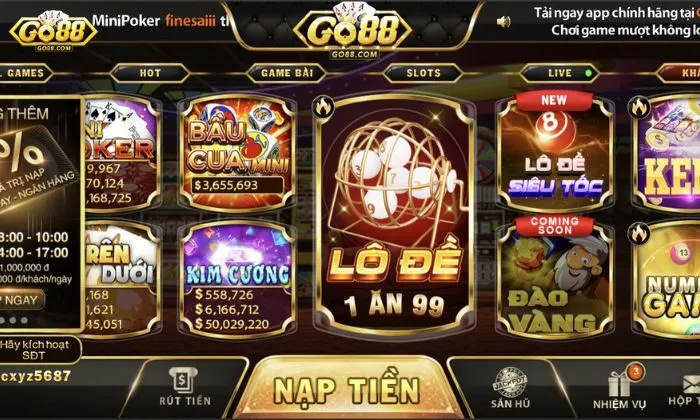 Lô Đề 1 Ăn 900 Go88 Tất tần thông tin cần biết về lô đề 1 ăn 900 Go88