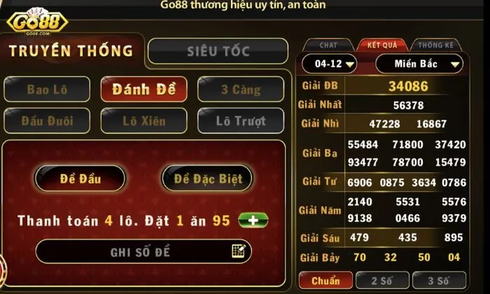 Lô Đề 1 Ăn 900 Go88 Chi tiết hướng dẫn cách chơi lô đề 1 ăn 900 tại go88