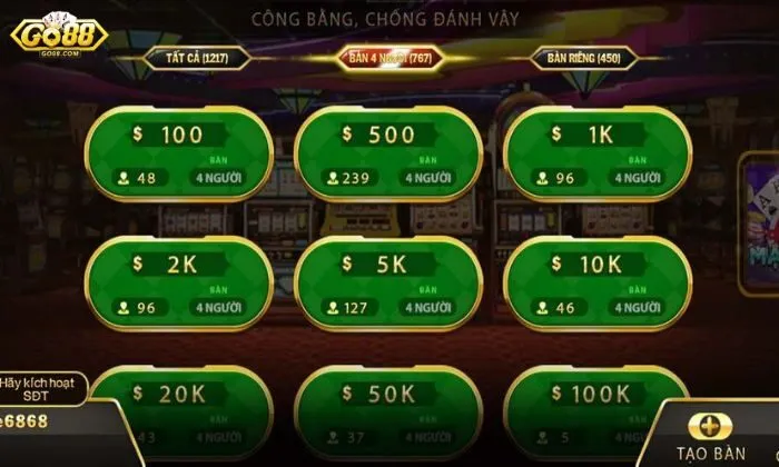 Tính thắng thua trong Mậu binh tuỳ thuộc vào nhiều tình huống khác nhau